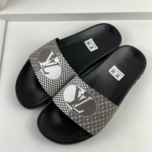 Louis Vuitton Men Shoes Slippers Sandals Flip Flop Luxury Brand WATERFRONT MULE with Original Box