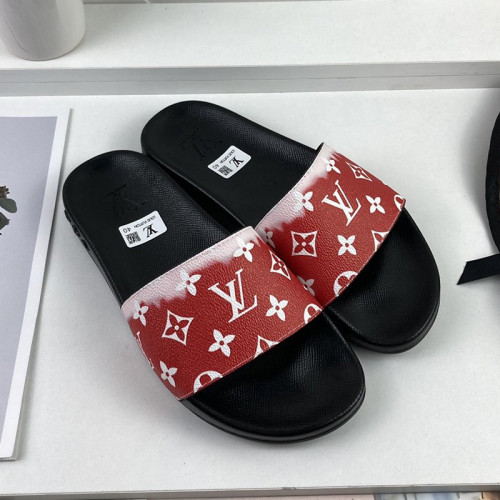 Louis Vuitton Men Shoes Slippers Sandals Flip Flop Luxury Brand WATERFRONT MULE with Original Box