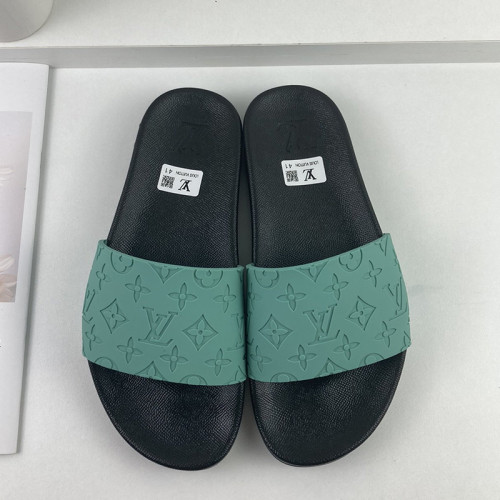 Louis Vuitton Men Shoes Slippers Sandals Flip Flop Luxury Brand WATERFRONT MULE with Original Box
