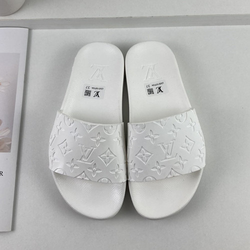 Louis Vuitton Men Shoes Slippers Sandals Flip Flop Luxury Brand WATERFRONT MULE with Original Box