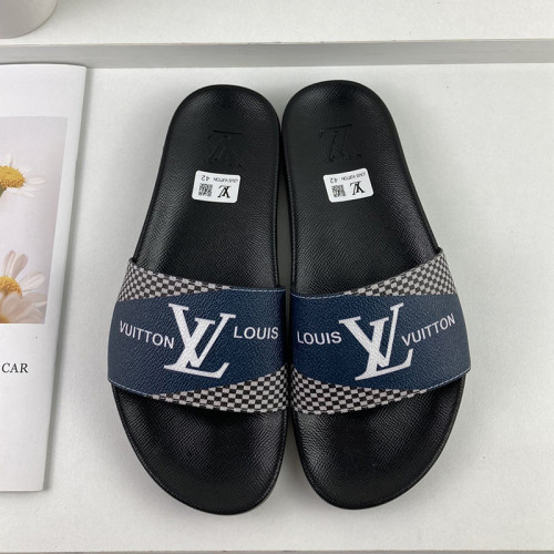 Louis Vuitton Men Shoes Slippers Sandals Flip Flop Luxury Brand WATERFRONT MULE with Original Box