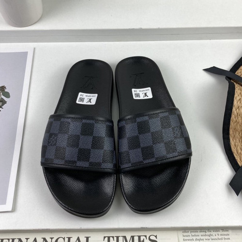 Louis Vuitton Men Shoes Slippers Sandals Flip Flop Luxury Brand WATERFRONT MULE with Original Box