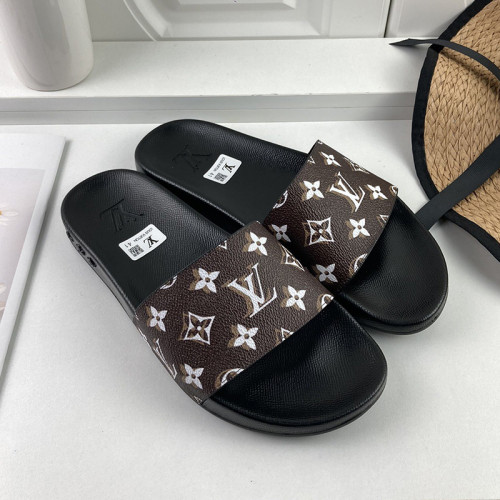 Louis Vuitton Men Shoes Slippers Sandals Flip Flop Luxury Brand WATERFRONT MULE with Original Box