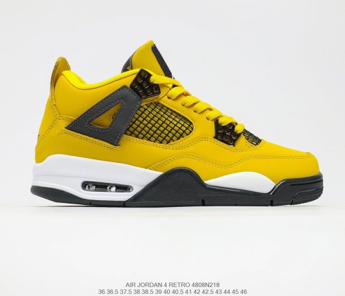 Air Jordan 4 Lighting Sneakers Men Womens Shoes 3008N18