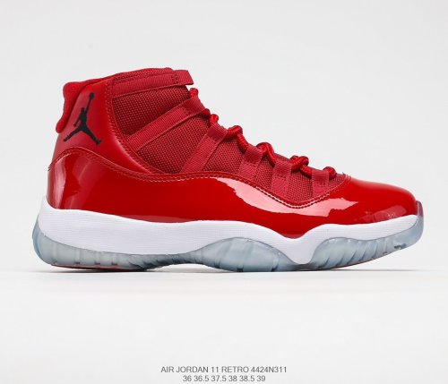 Air Jordan 11 Gym Red Sneakers Womens Shoes 4424N311