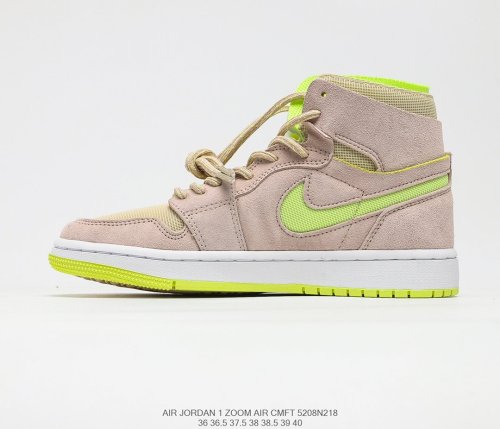 Air Jordan 1 Zoom Air CMFT Summit White Sneakers Men Womens Shoes 5208N218