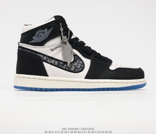 Dior x Air Jordan 1 AJ1 Sneakers Men Womens Shoes 5207G435