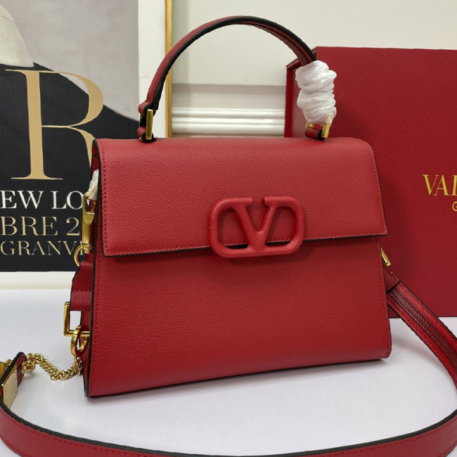 Valentino Womens Bags Crossbody Bags Handbags Luxury Brand MEDIUM VSLING GRAINY CALFSKIN HANDBAG with Original Box