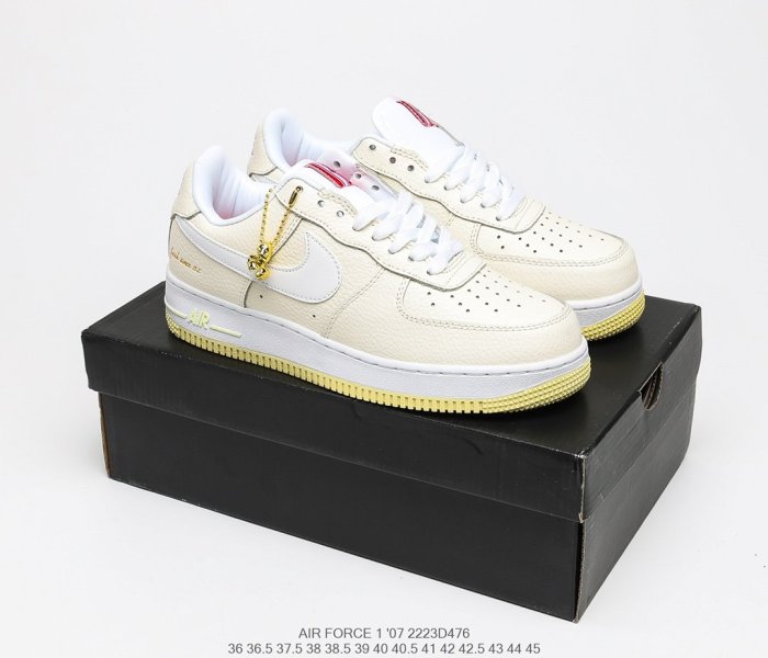 NIKE AIR FORCE 1 '07 PRM EMB Sneakers Men Womens Shoes 2423D476