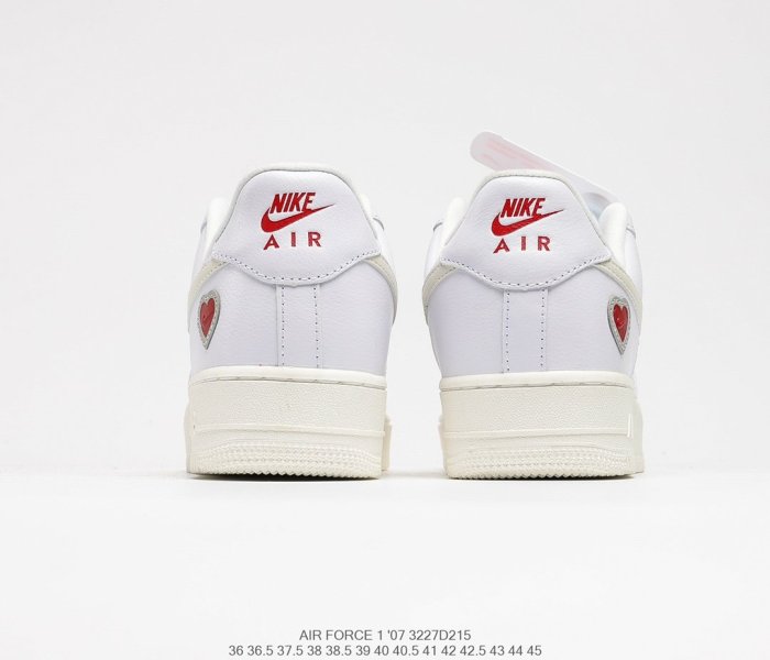 Nike Air Force 1’07 Valentine's Day Sneakers Men Womens Shoes 3227D215