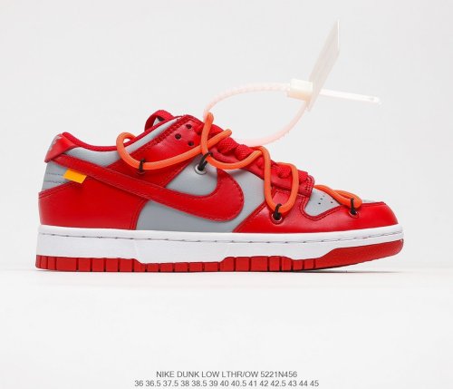 Off-White™x Nike Dunk Low Sneakers Men Womens Shoes 5221N456