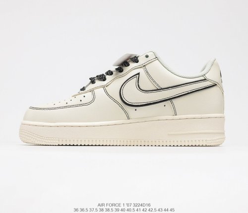 Nike Air Force 1’07 Low Sail/Phantom Sneakers Men Womens Shoes 3224D16