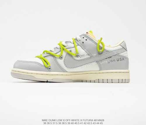 Off-White x Nike Dunk Low The 50 Sneakers Men Womens Shoes 4814N28