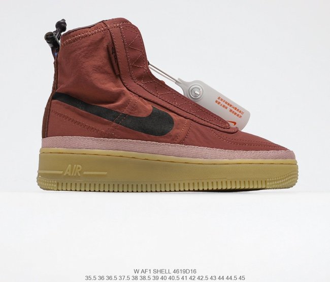 Nike Wmns Air Force 1 Shell Dark Olive/Black Sneakers Men Womens Shoes 4619D16