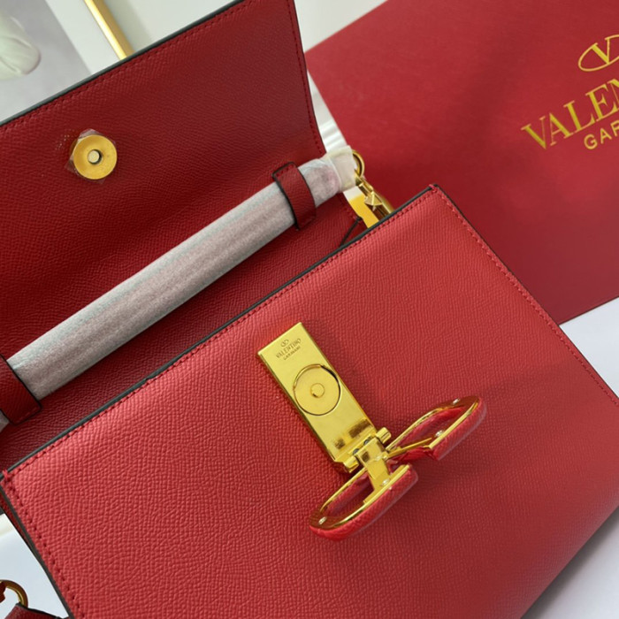 Valentino Womens Bags Crossbody Bags Handbags Luxury Brand MEDIUM VSLING GRAINY CALFSKIN HANDBAG with Original Box