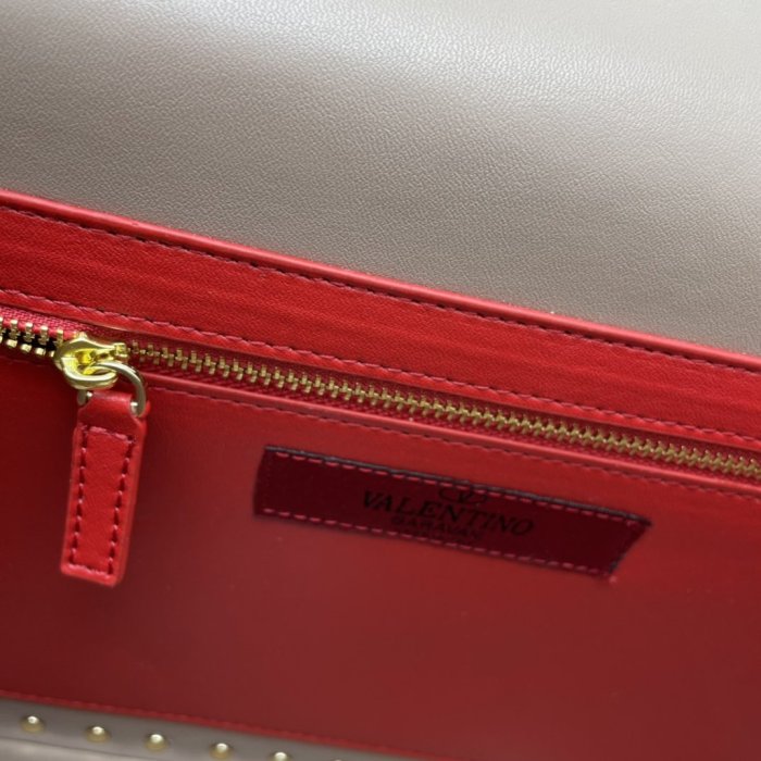 Valentino Womens Bags Crossbody Bags Handbags Luxury Brand LARGE ROCKSTUD SPIKE NAPPA LEATHER BAG with Original Box