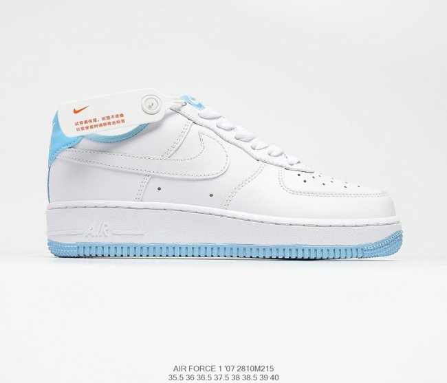 Air Force 1 White Hydrogen Blue'(GS) Sneakers Womens Shoes 2810M215