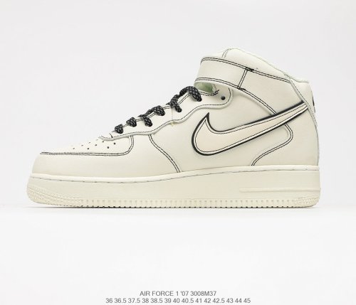 Nike Air Force 1 Mid Pop The Street Sneakers Men Womens Shoes 3008M37