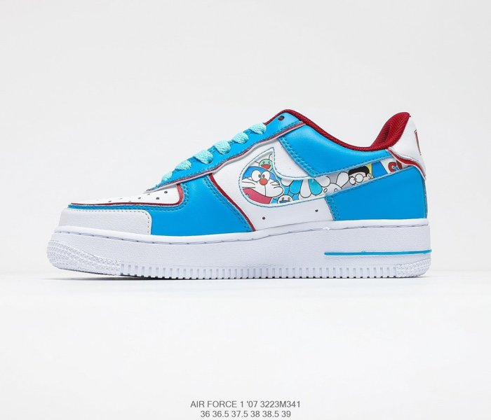 Doraemo x Nike Air Force 1 ´07 Low Premium Doraemo Sneakers Womens Shoes 3223M341