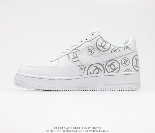 Gucci x Nike Air Force 1 Low Sneakers Men Womens Shoes 2614M216