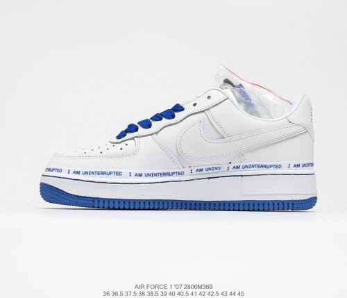 Uninterrupted x Air Force 1 MORE THAN Sneakers Men Womens Shoes 2806M369