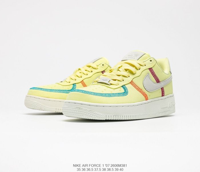 Nike Air Force 1 Low Life Lime Sneakers Womens Shoes 2606M381