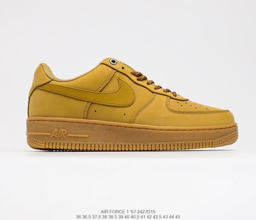 Air Force 1 Low 07 LV8 Wheat / Flax Sneakers Men Womens Shoes 2427D15