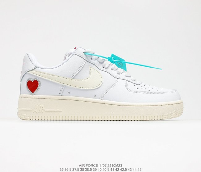 Nike Air Force 1’07 Valentine's Day Sneakers Men Womens Shoes 2410M23