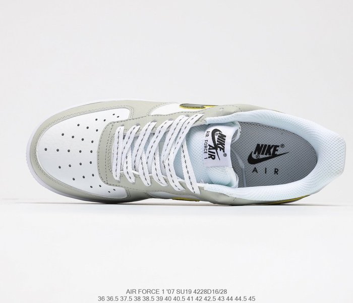 NIke Air Force 1’07 LV8 Metallic Summit White Sneakers Men Womens Shoes 4228D16/28