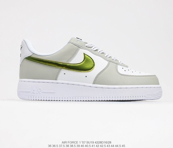 NIke Air Force 1’07 LV8 Metallic Summit White Sneakers Men Womens Shoes 4228D16/28