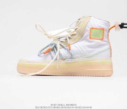 Nike Air Force1 High Shell Sneakers Men Womens Shoes 4401D215