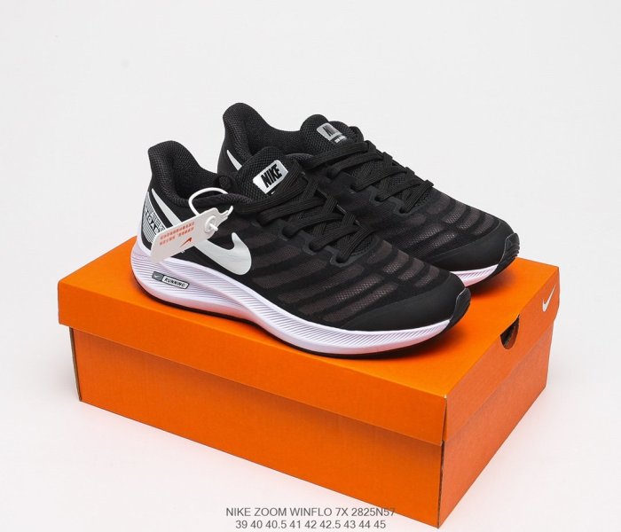 Nike Air Zoom Winflo 7X Swooshes White Sneakers Mens Shoes 2825N57