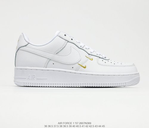 Nike Air Force 1’07 QS Summit White/Blue/Red Swooshes Sneakers Men Womens Shoes 2607N369