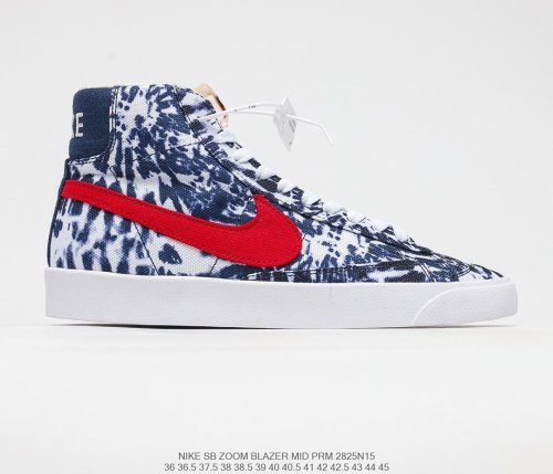 NK Blazer Mid '1977 Vintage Tie-Dye Sneakers Men Womens Shoes 2825N15