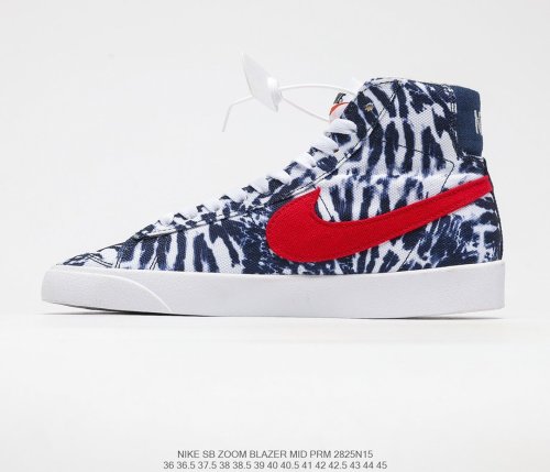 NK Blazer Mid '1977 Vintage Tie-Dye Sneakers Men Womens Shoes 2825N15