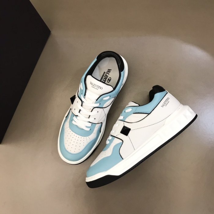 Valentino Men Shoes Fashion Design Luxury Brand ONE STUD LOW-TOP NAPPA SNEAKER with Original Box
