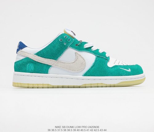 Nike SB Dunk Low Swooshes White Sneakers Men Womens Shoes 2425N36