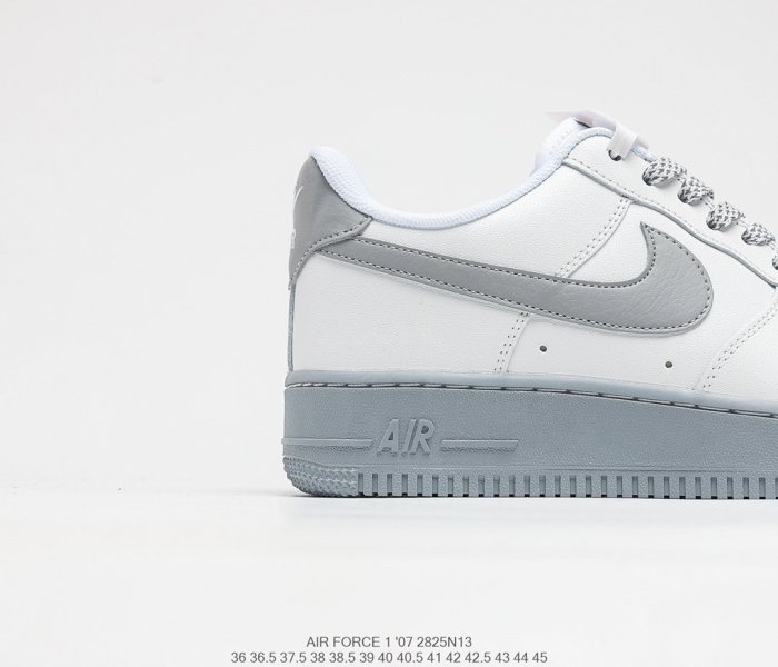 Nike Air Force 1 Low Swooshes White Sneakers Men Womens Shoes 2825N13