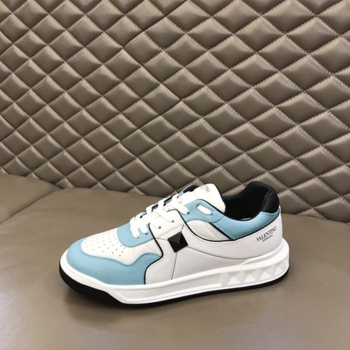 Valentino Men Shoes Fashion Design Luxury Brand ONE STUD LOW-TOP NAPPA SNEAKER with Original Box