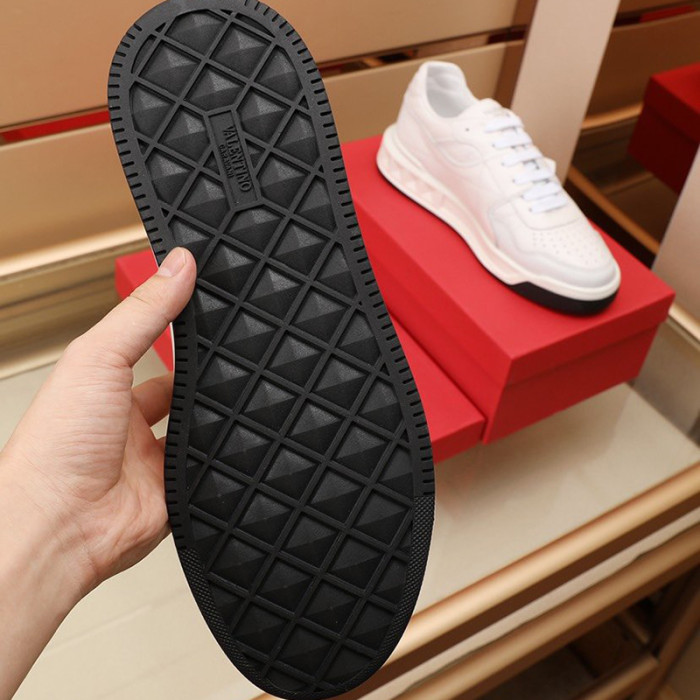 Valentino Men Shoes Fashion Design Luxury Brand ONE STUD LOW-TOP NAPPA SNEAKER WY2S0E71NWN0BO with Original Box