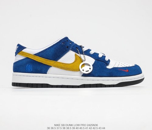 Nike SB Dunk Low Swooshes White Sneakers Men Womens Shoes 2425N36