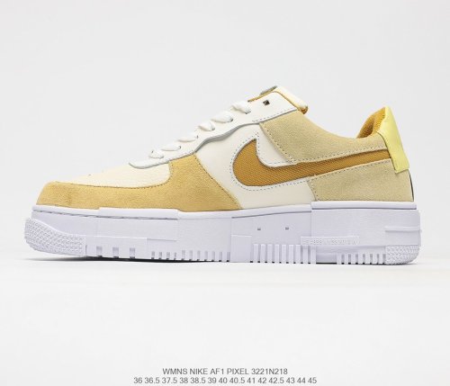 Nike Wmns Air Force 1 Pixel QS Low Particle Beige Sneakers Men Womens Shoes 3221N218
