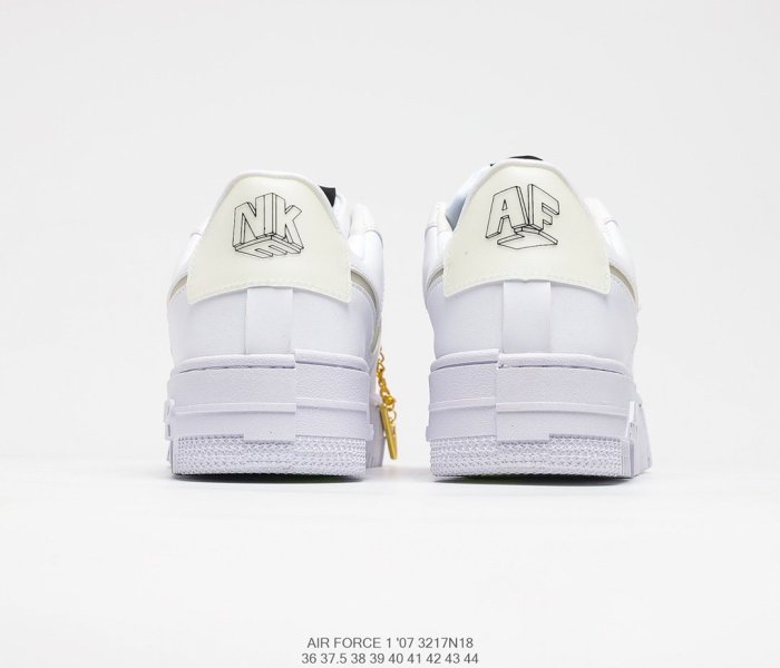 Nike Wmns Air Force 1 Pixel QS Low Particle Beige Sneakers Men Womens Shoes 3217N18