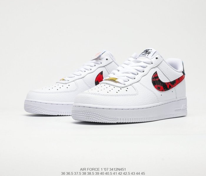 Nike Air Force 1 Low x Supreme Sneakers Men Womens Shoes 3412N369