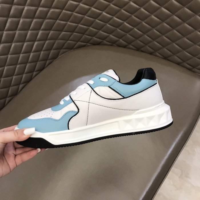 Valentino Men Shoes Fashion Design Luxury Brand ONE STUD LOW-TOP NAPPA SNEAKER with Original Box