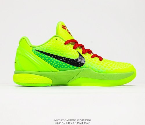 Nike ZOOM Kobe VI Mamba BlackYellow ZK6 Sneakers Mens Shoes 3203G46