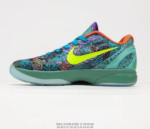 Nike ZOOM Kobe VI Mamba BlackYellow ZK6 Sneakers Mens Shoes 3203G46