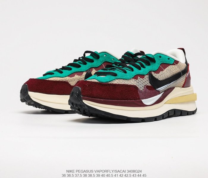 Sacai x Nike Pegasus Vaporfly Sneakers Men Womens Shoes 3408G24