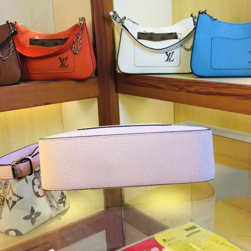 Louis Vuitton Womens Bags Clutch Shoulder Bags Luxury Brand Fashion Type Messenger Bags MARELLE Epi grained cowhide leather with Original Box