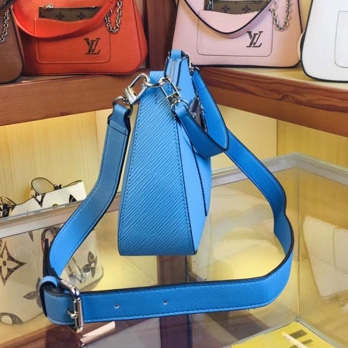 Louis Vuitton Womens Bags Clutch Shoulder Bags Luxury Brand Fashion Type Messenger Bags MARELLE Epi grained cowhide leather with Original Box